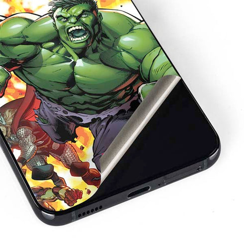 Marvel Avengers Assemble Hulk Galaxy S22 Plus Skin